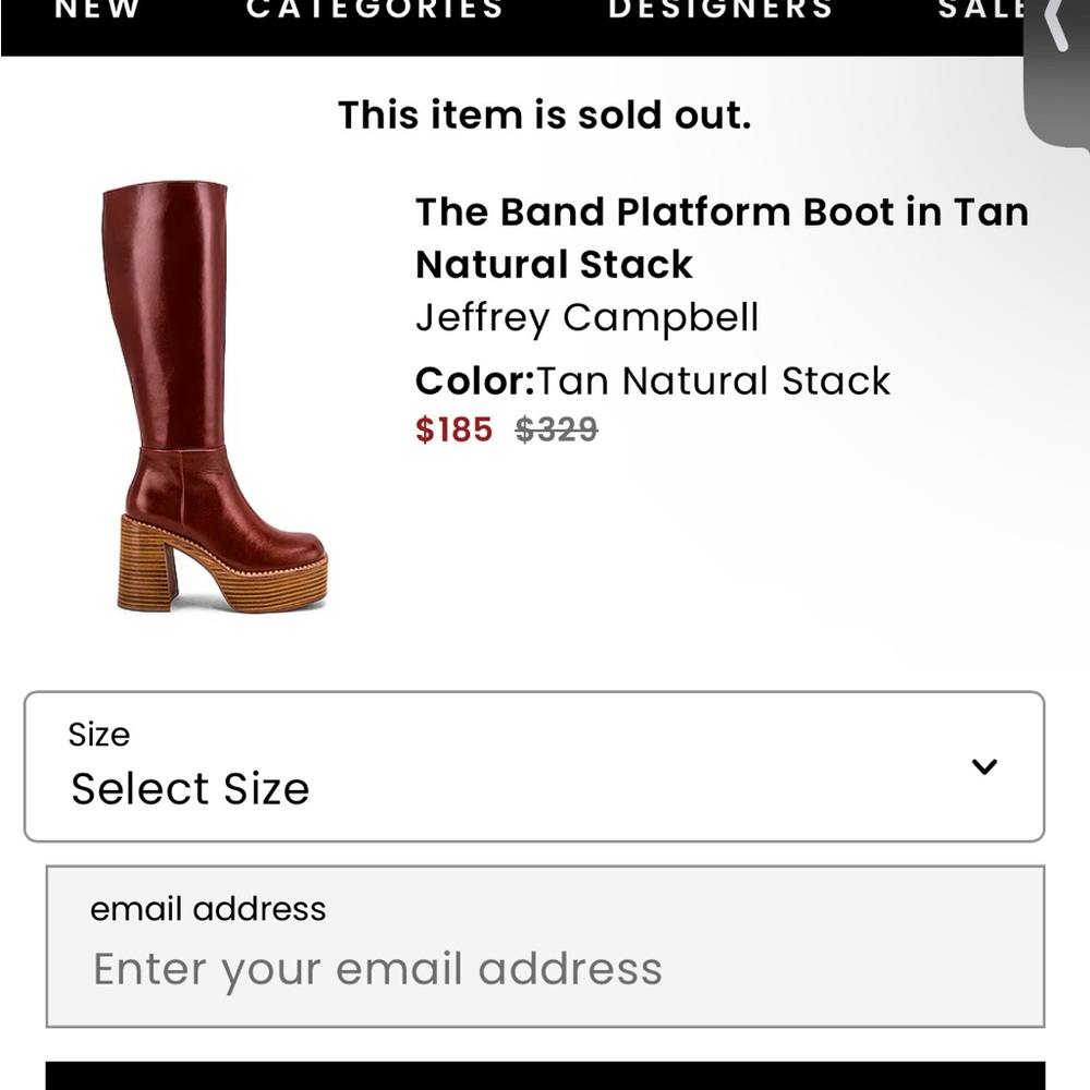 Brand new Jeffrey Campbell boots, never worn. There is a minor flaw pictured.